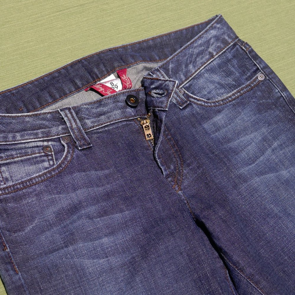 Lucky Brand Lauren Boot Jeans Size 8 Size 29 Long Length - Picture 12 of 13
